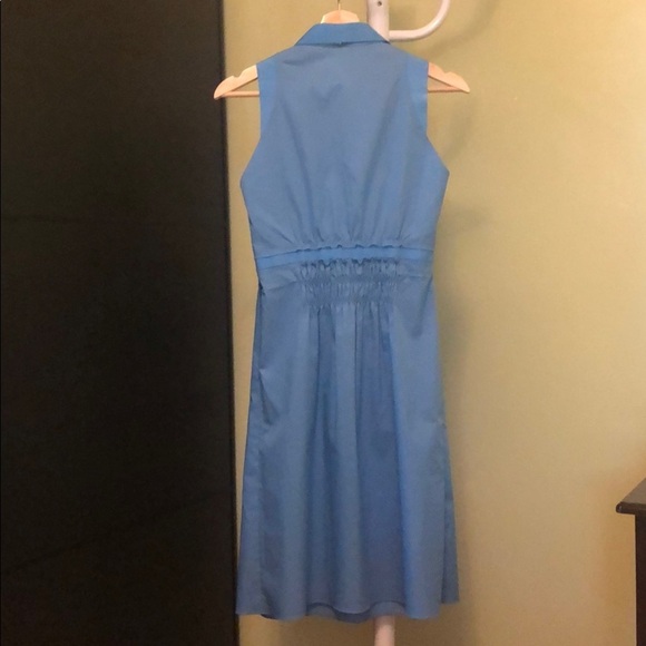 Elie Tahari Blue sleeveless summer dress size 2 - Picture 3 of 8